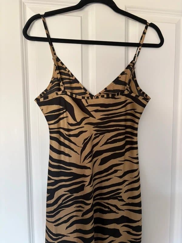 Never Fully Dressed Never Fully Dressed animal print cami maxi size S