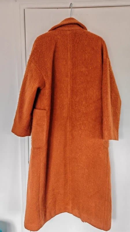 Topshop Burnt Orange Oversized Coat – Topshop – UK 6 (fits 8/10)