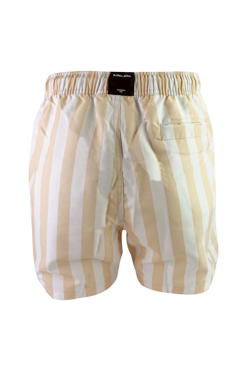 Bjorn Borg Bjorn Borg Men's Loose Fitting Print Swimming Trunks With Pocket in Pink - 2