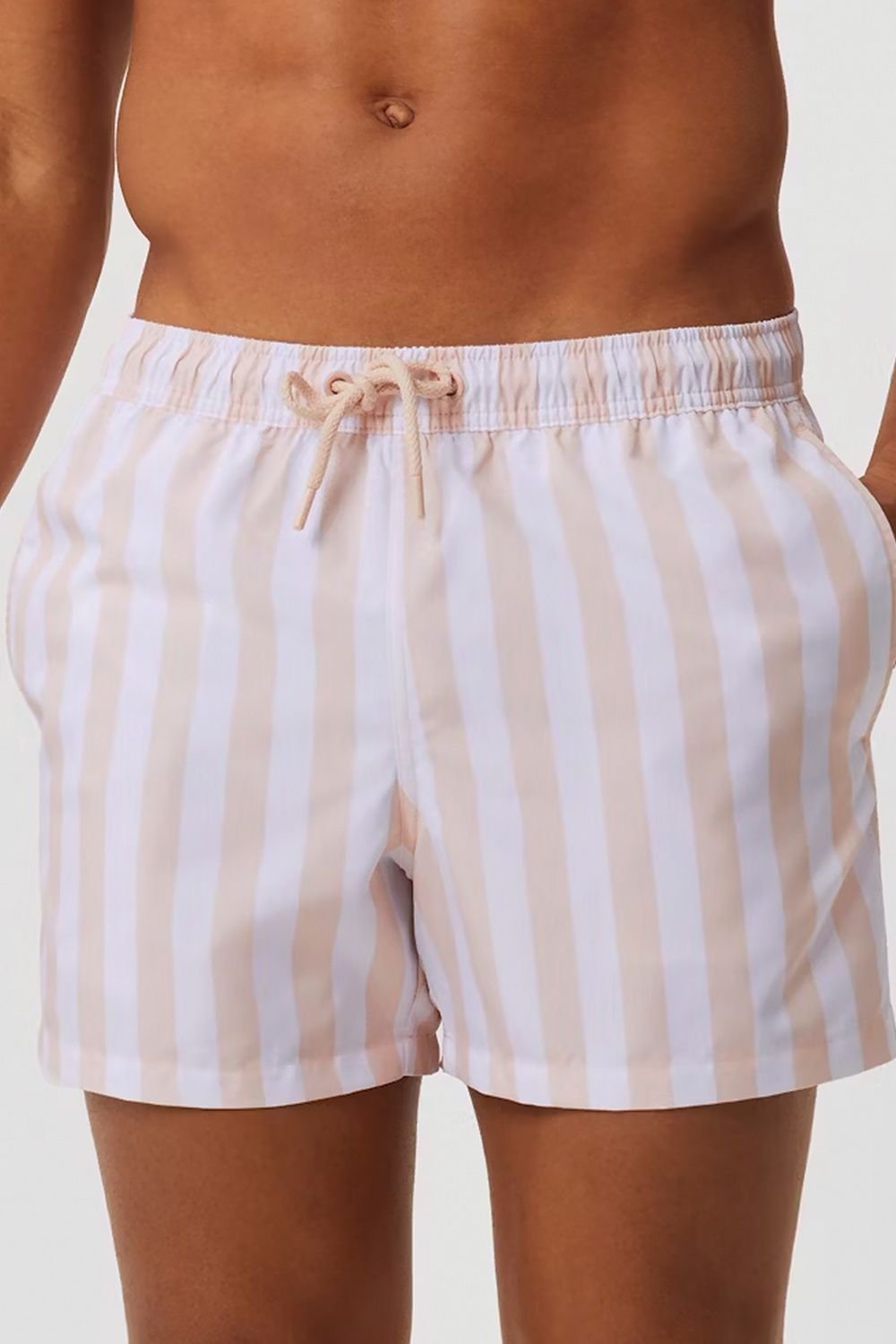 Bjorn Borg Bjorn Borg Men's Loose Fitting Print Swimming Trunks With Pocket in Pink - 3