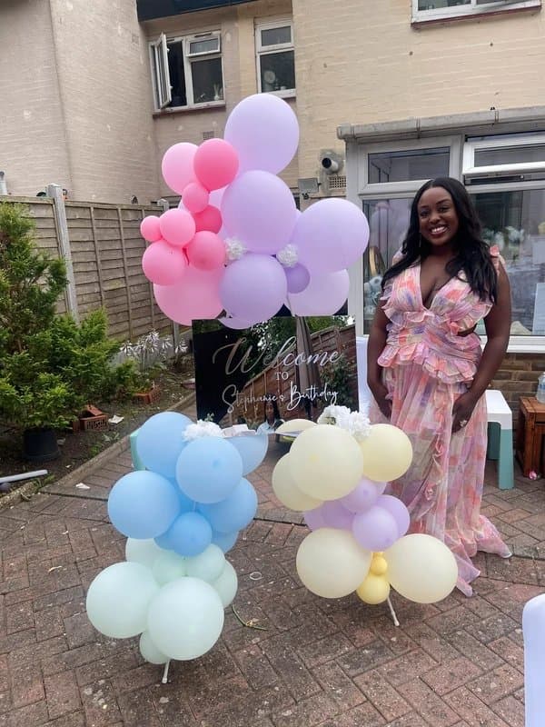 ASOS ASOS luxe floral ruffle  maxi dress - backless