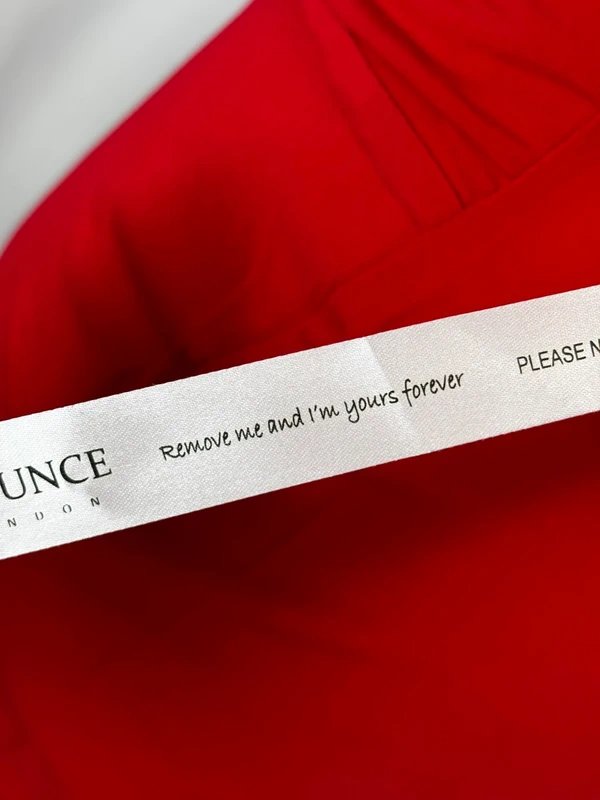 Flounce London UK 16 Flounce London Stretch Jersey Halter Ruched Bodycon Open Back Red Dress Cherry Girl - 1