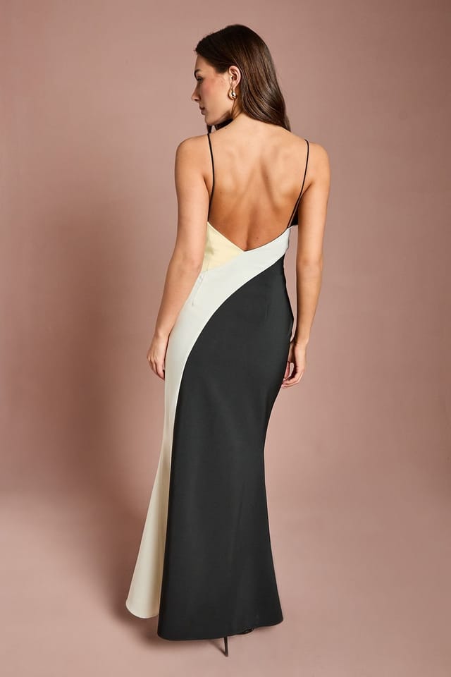 Coast Coast Women's Strappy Colour Block Midi Dress - 3