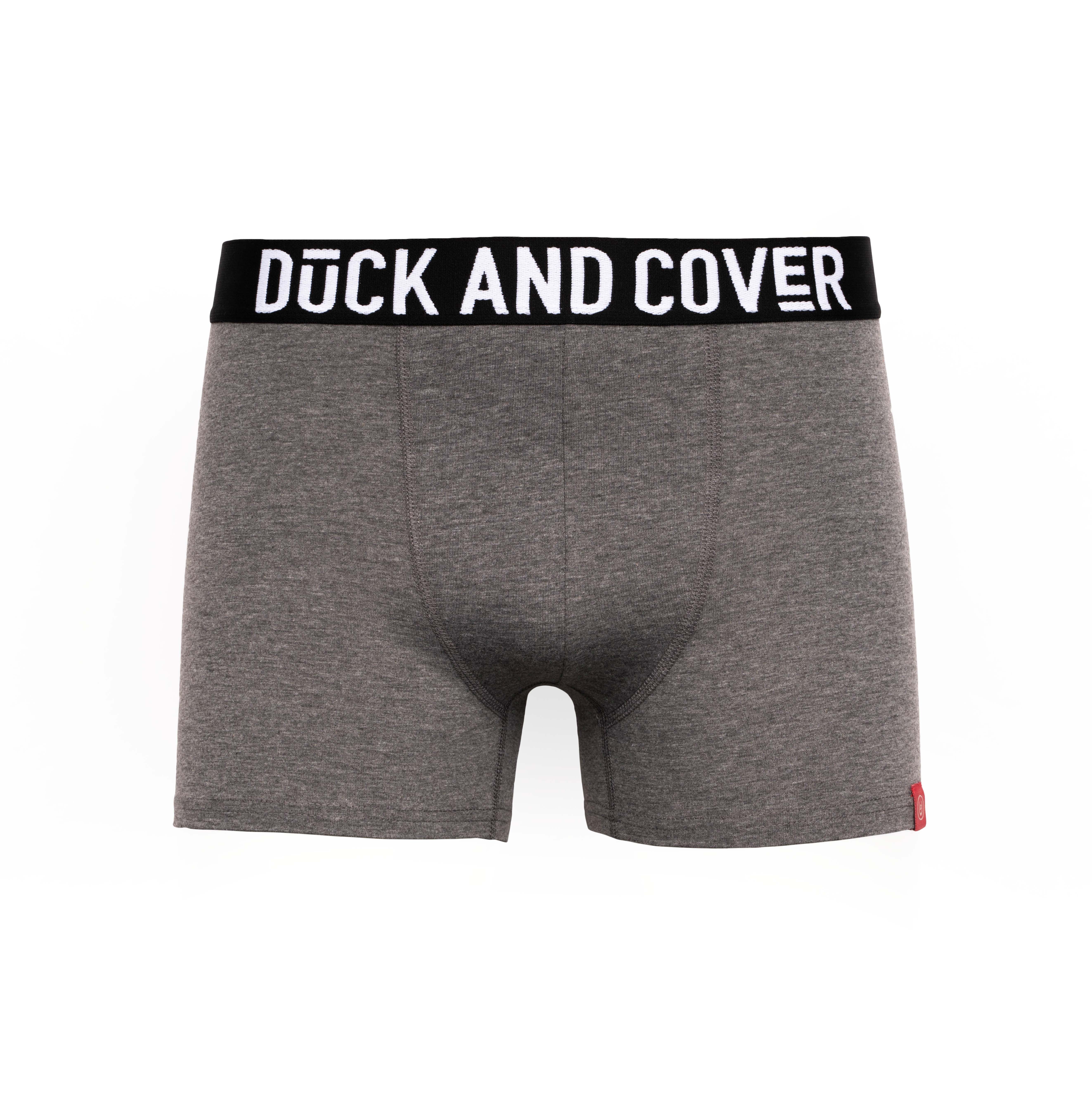 Duck&Cover Duck&Cover Men's Darton Boxers 2pk in Grey - 2