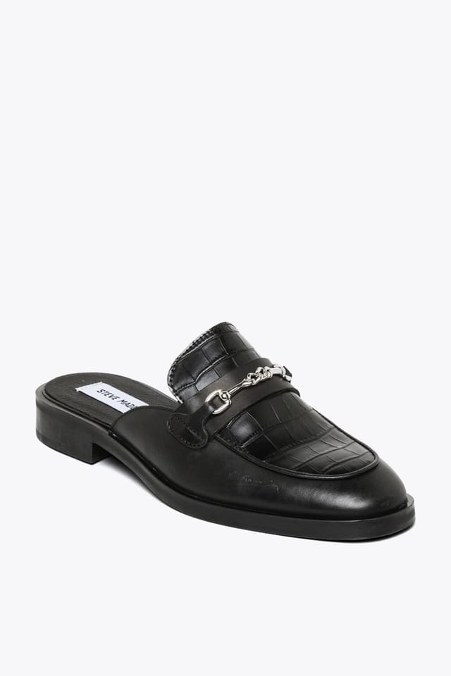 Steve Madden STEVE MADDEN Women's 'Nada Mule Black' Flats in Black - 2