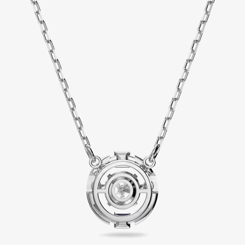 Swarovski Swarovski Women's Sparkling Silver Dancing Crystal Necklace 5286137 - 4
