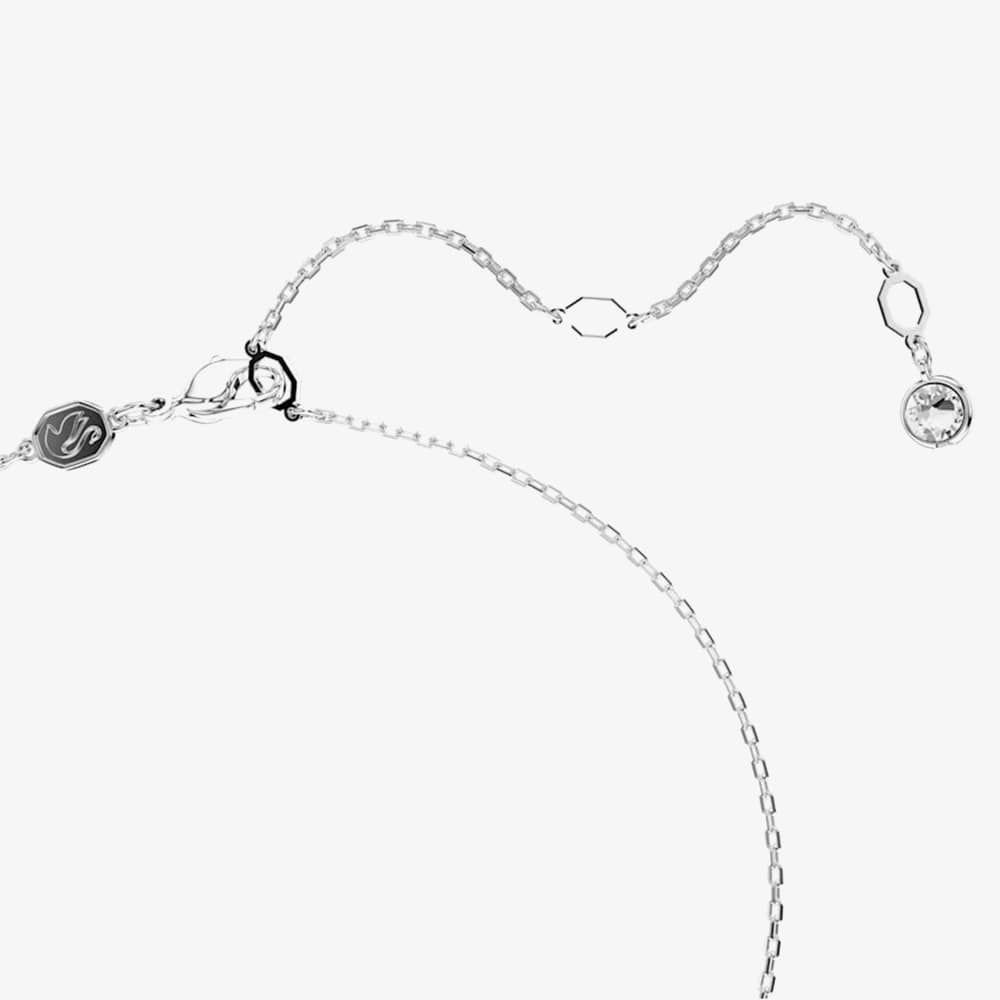 Swarovski Swarovski Women's Hyperbola Rhodium Plated White Infinity Necklace 5687265 - 3