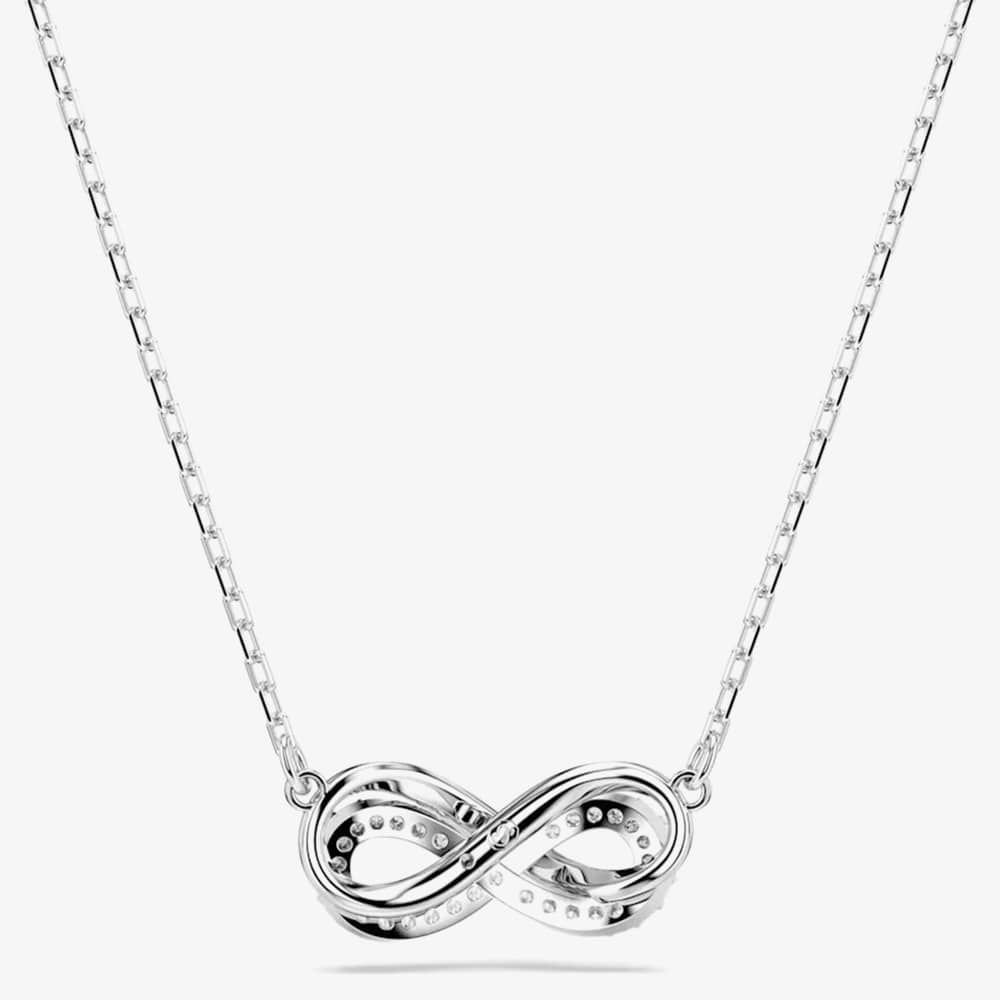 Swarovski Swarovski Women's Hyperbola Rhodium Plated White Infinity Necklace 5687265 - 4