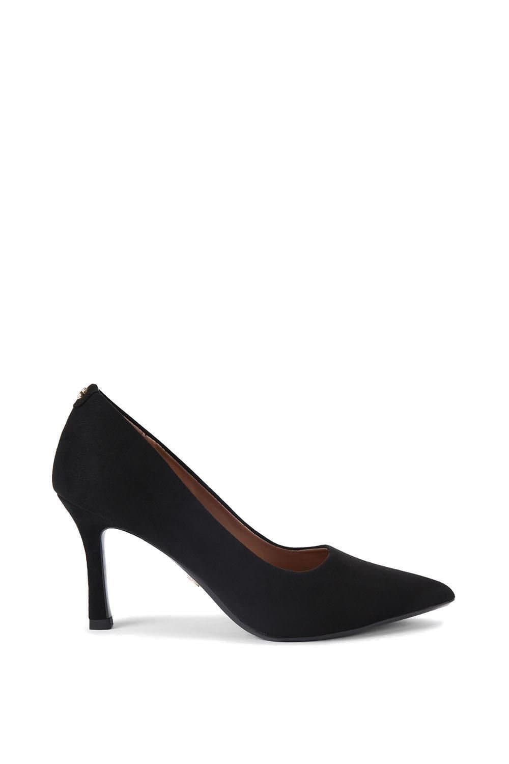 Carvela Carvela Black Microsuede Fabric Heels