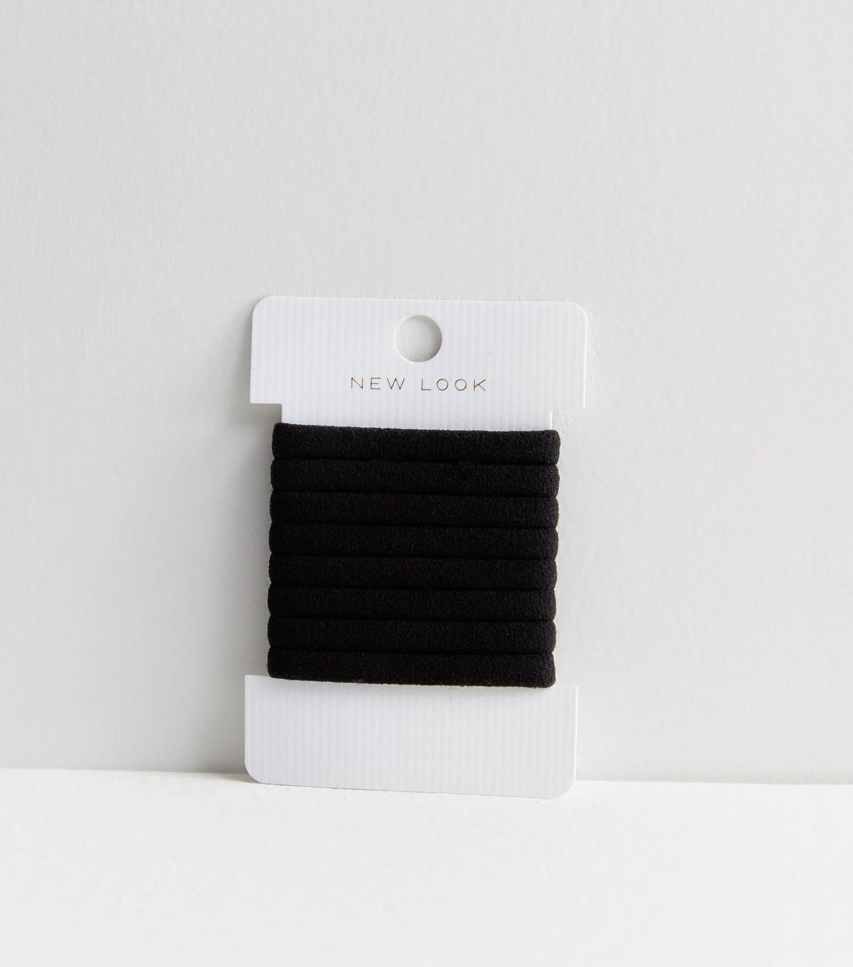 New Look Pack of 8 Black Hair Bands New Look