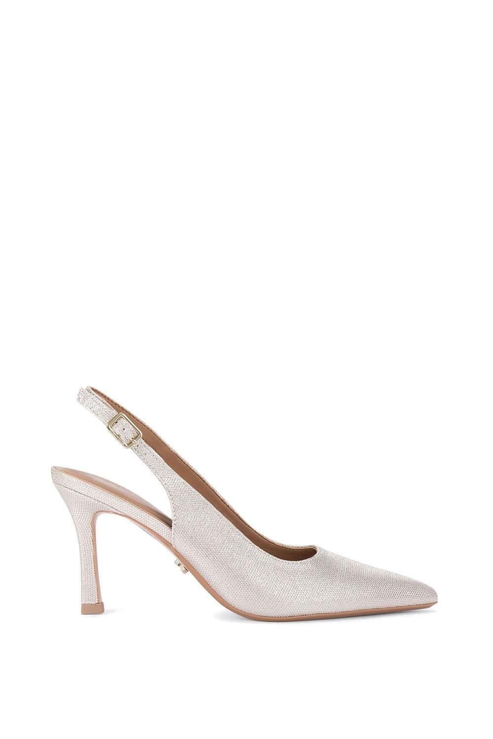 Carvela Carvela Bronze Fabric Sling Court Heels