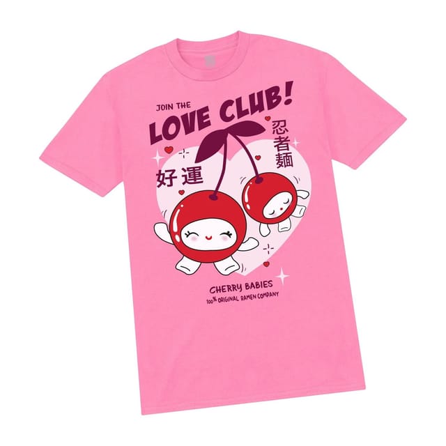 TORC TORC Men's Ramen Lovers Club T-Shirt in Pink - 2