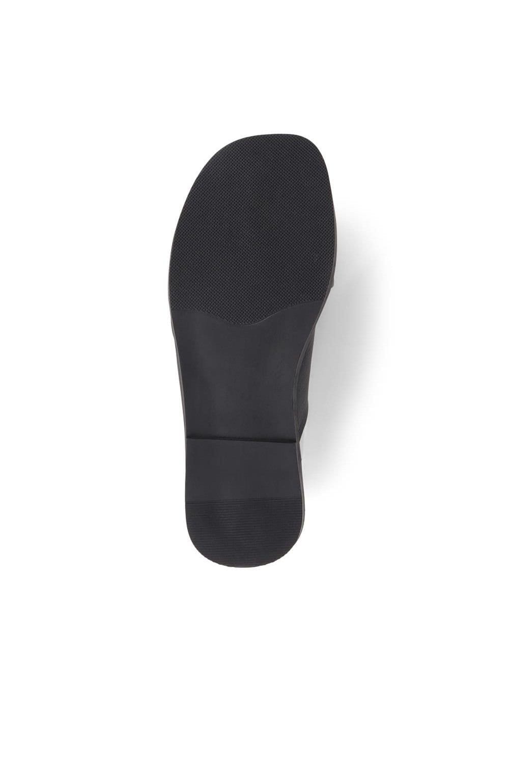 Jones Bootmaker Jones Bootmaker Women's Hazelle Flat Mule Sandals in Black - 4