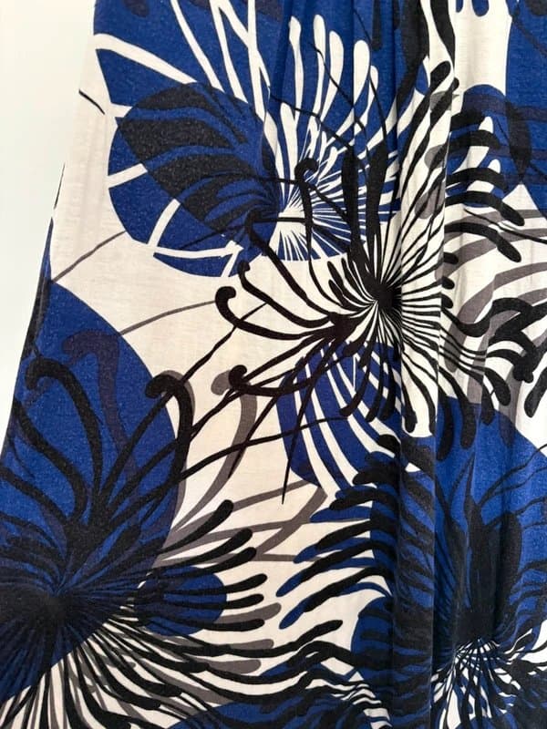 New Look Black,blue and white new look maxi dress - size 8- great for the summer