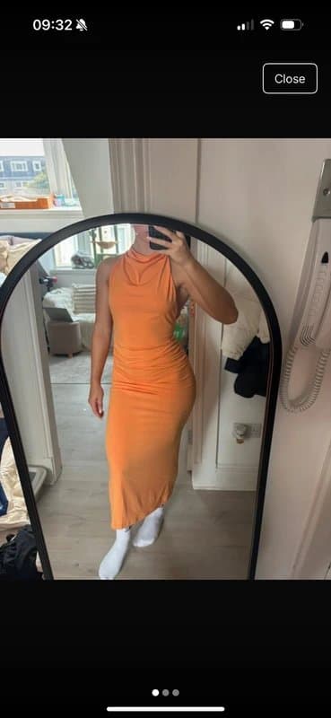 Bershka Bershka backless maxi dress