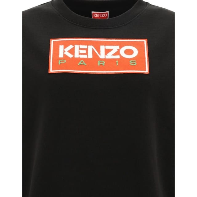 Kenzo Kenzo Women's Paris Block Logo Black Sweatshirt - 3