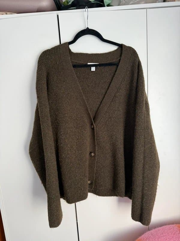 Topshop Topshop Khaki knit cardigan