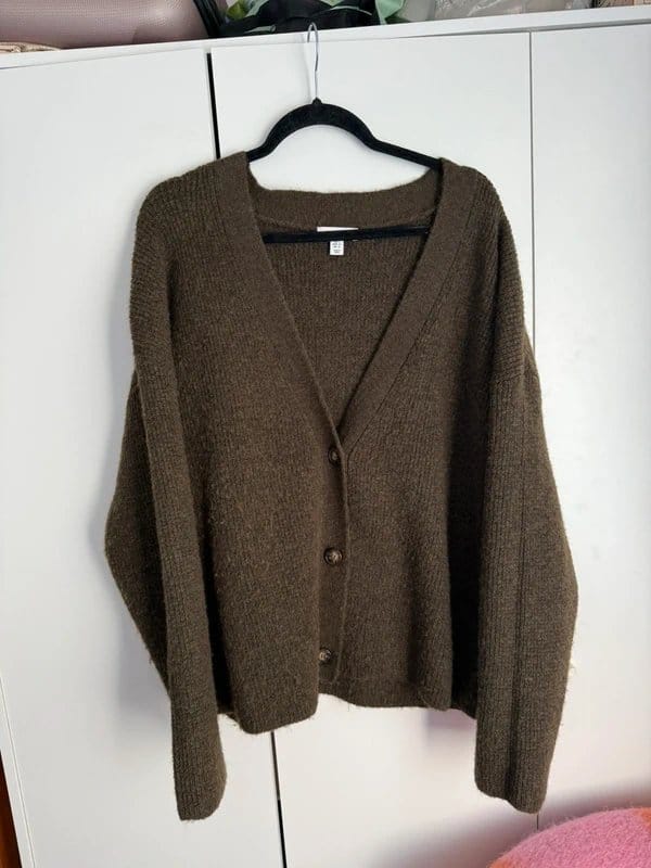 Topshop Topshop Khaki knit cardigan - 1