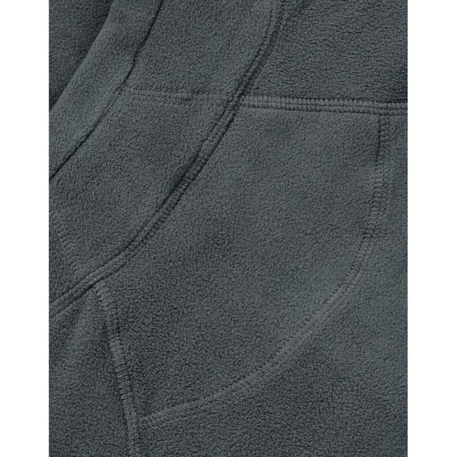 Signature Signature Men's Zip Microfleece Tagless Jacket in Charcoal - 2