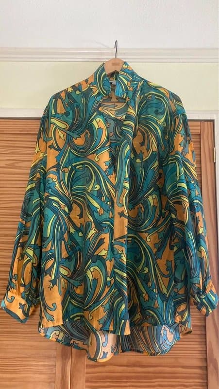 Never Fully Dressed Oversized shirt, could be worn as a beach cover up