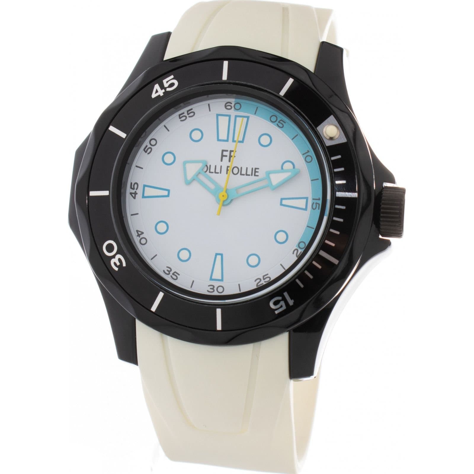Folli Follie Folli Follie Women's WT13P001ZPW 45mm Quartz Watch in White