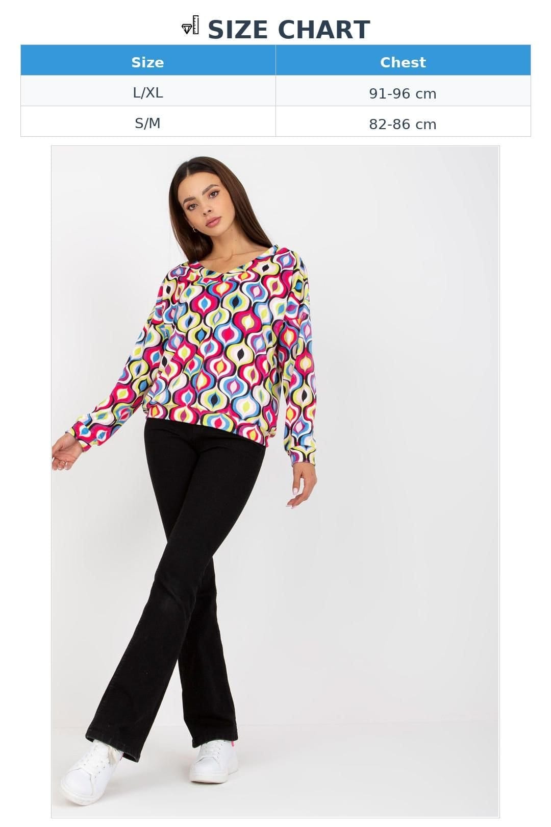 Love Lace Love Lace Women's Heart Neck Long Sleeve Sweatshirt Style 168880 in Pink - 4