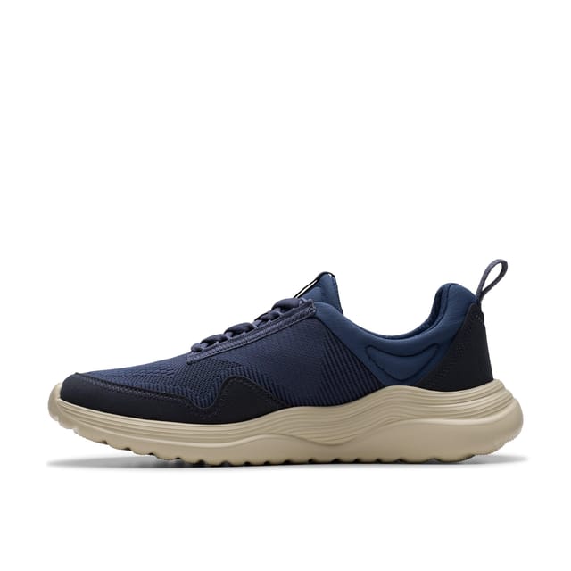 Clarks Clarks Men's LT 360 Lo Navy Combination Trainers, Lace Up in Blue - 2