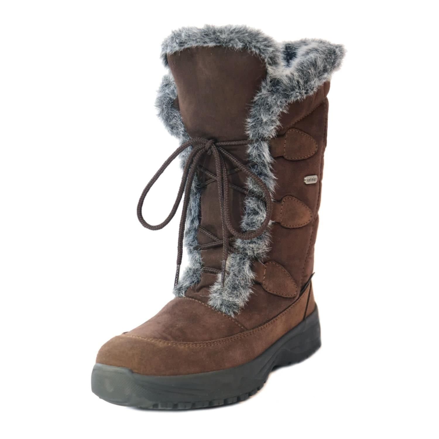 Mammal Mammal Dark Brown Suede Mid-calf Winter Boots