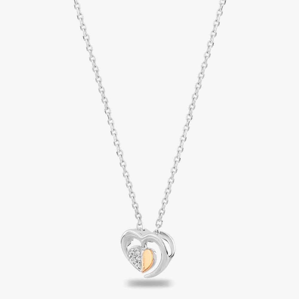 Rosa Lea Rosa Lea Women's Floating Heart Pendant BJ-P3247CRG0.5 in Silver