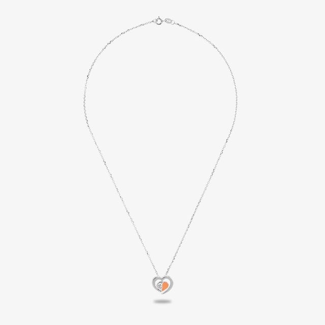Rosa Lea Rosa Lea Women's Floating Heart Pendant BJ-P3247CRG0.5 in Silver - 2