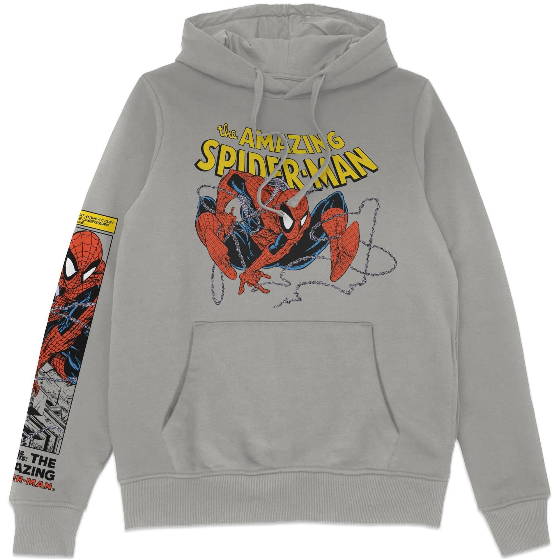 Zavvi Zavvi Men's Webslinger Hoodie - Grey