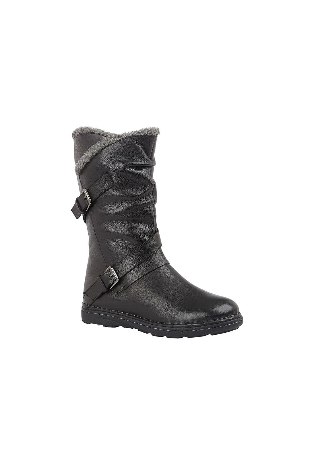 Lotus Lotus Women's Black 'Jolanda II' Mid-Calf Boots
