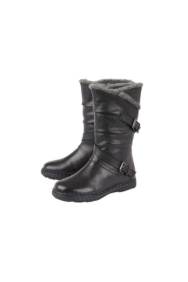 Lotus Lotus Women's Black 'Jolanda II' Mid-Calf Boots - 2