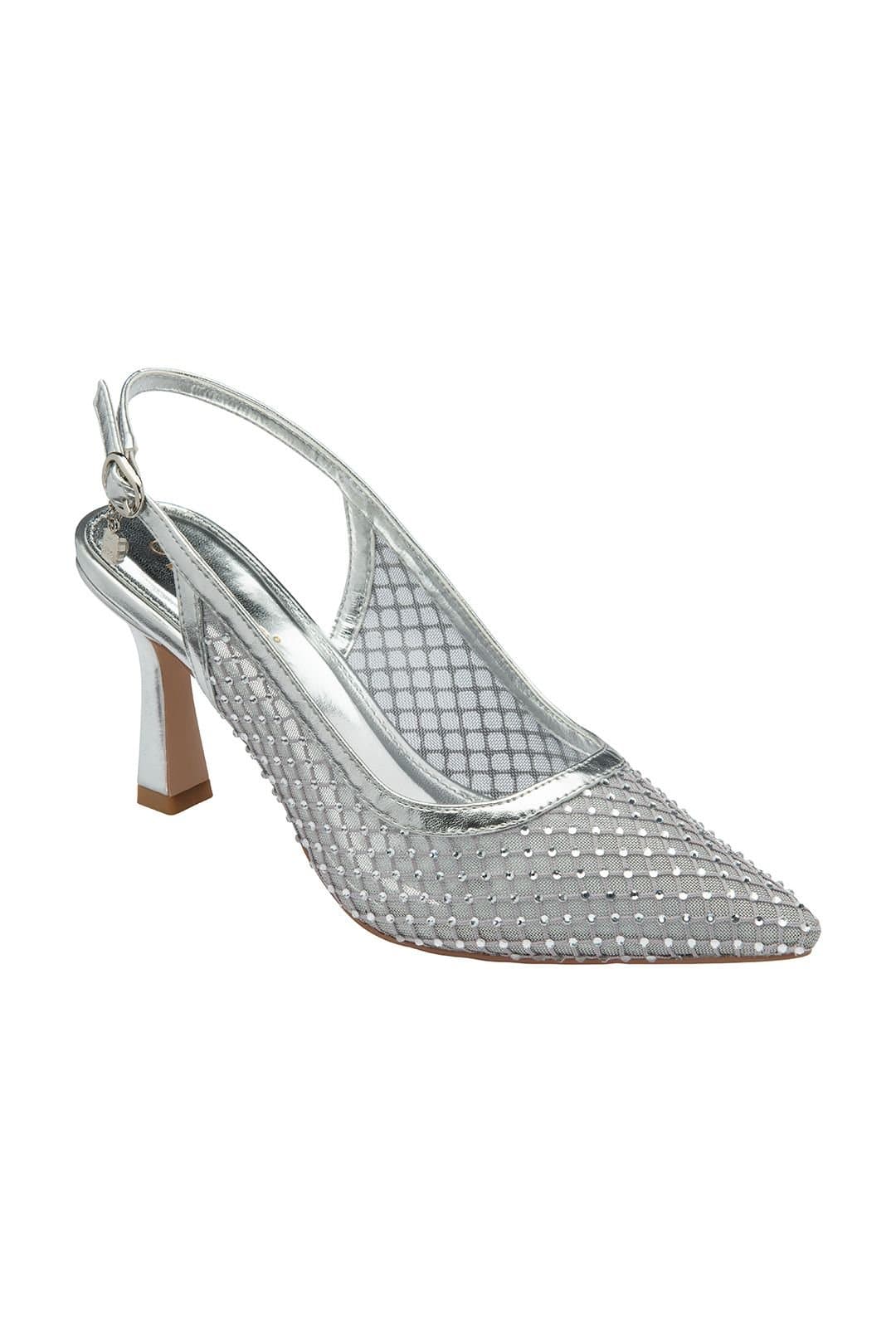 Lotus Lotus Women's 'Phoenix' Slingback Court Shoes in Silver