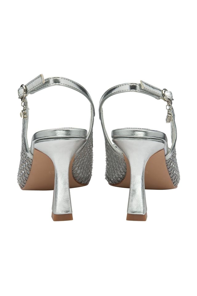 Lotus Lotus Women's 'Phoenix' Slingback Court Shoes in Silver - 3