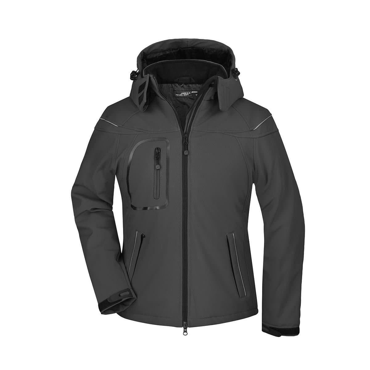 James and Nicholson James and Nicholson Women's Soft Shell Jacket in Black