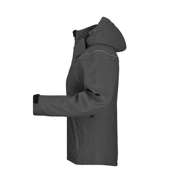 James and Nicholson James and Nicholson Women's Soft Shell Jacket in Black - 3