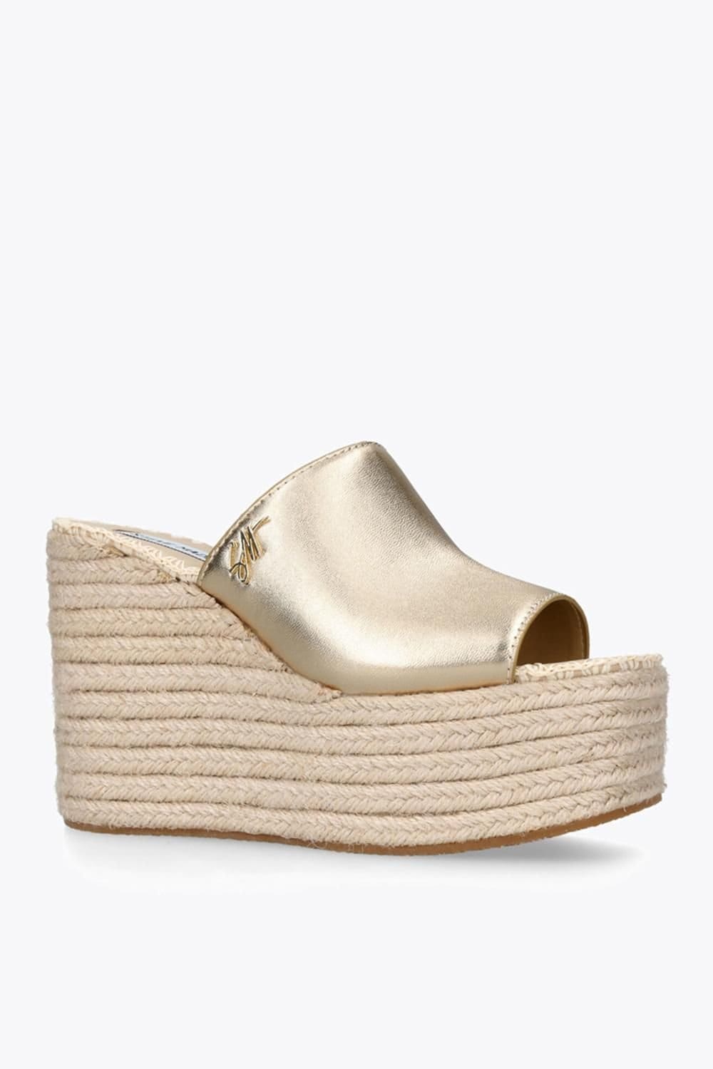 Steve Madden STEVE MADDEN Women's 'Cruzur Gold' Leather Sandals in Gold - 4