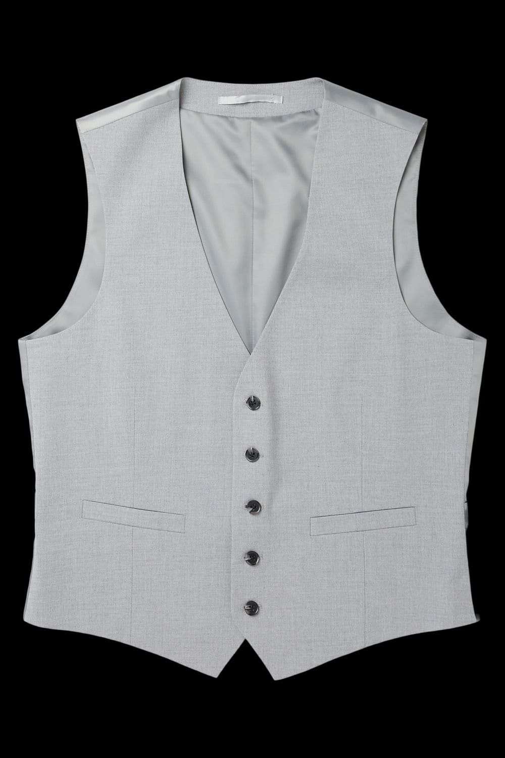 Burton Burton Men's Navy Tailored Fit Essential Waistcoat - 4