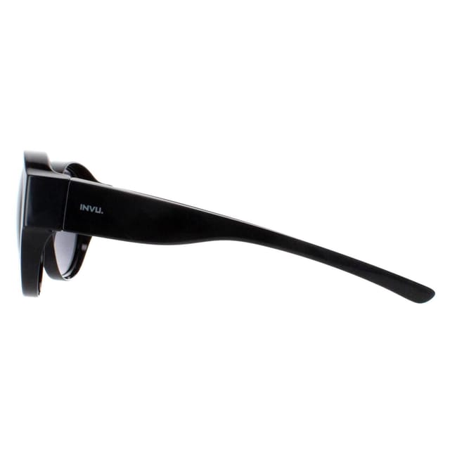 INVU INVU Women's Round Black Grey Polarized E2000 - 3