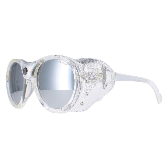 Moncler Moncler Men's Round Crystal Silver Grey Silver Mirror ML0046 - 2