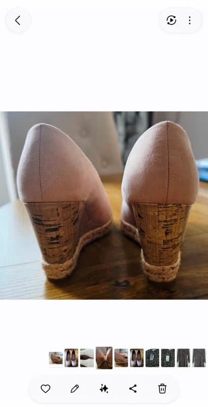 New Look New Look Love Comfort Nude Wedge Heels – Size 5 | Brand New, Never Worn