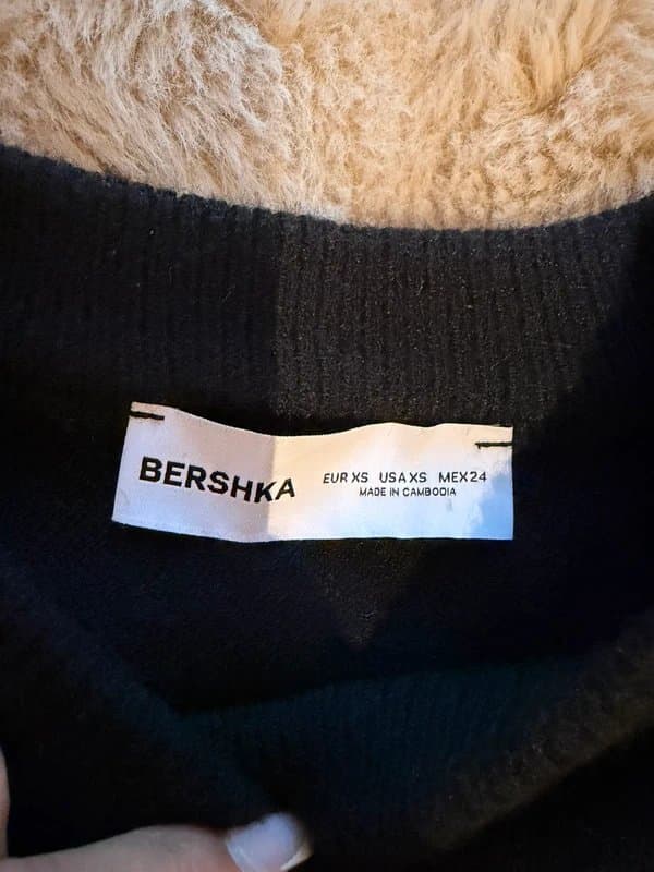 Bershka Bershka oversize sweater with ribbed hem