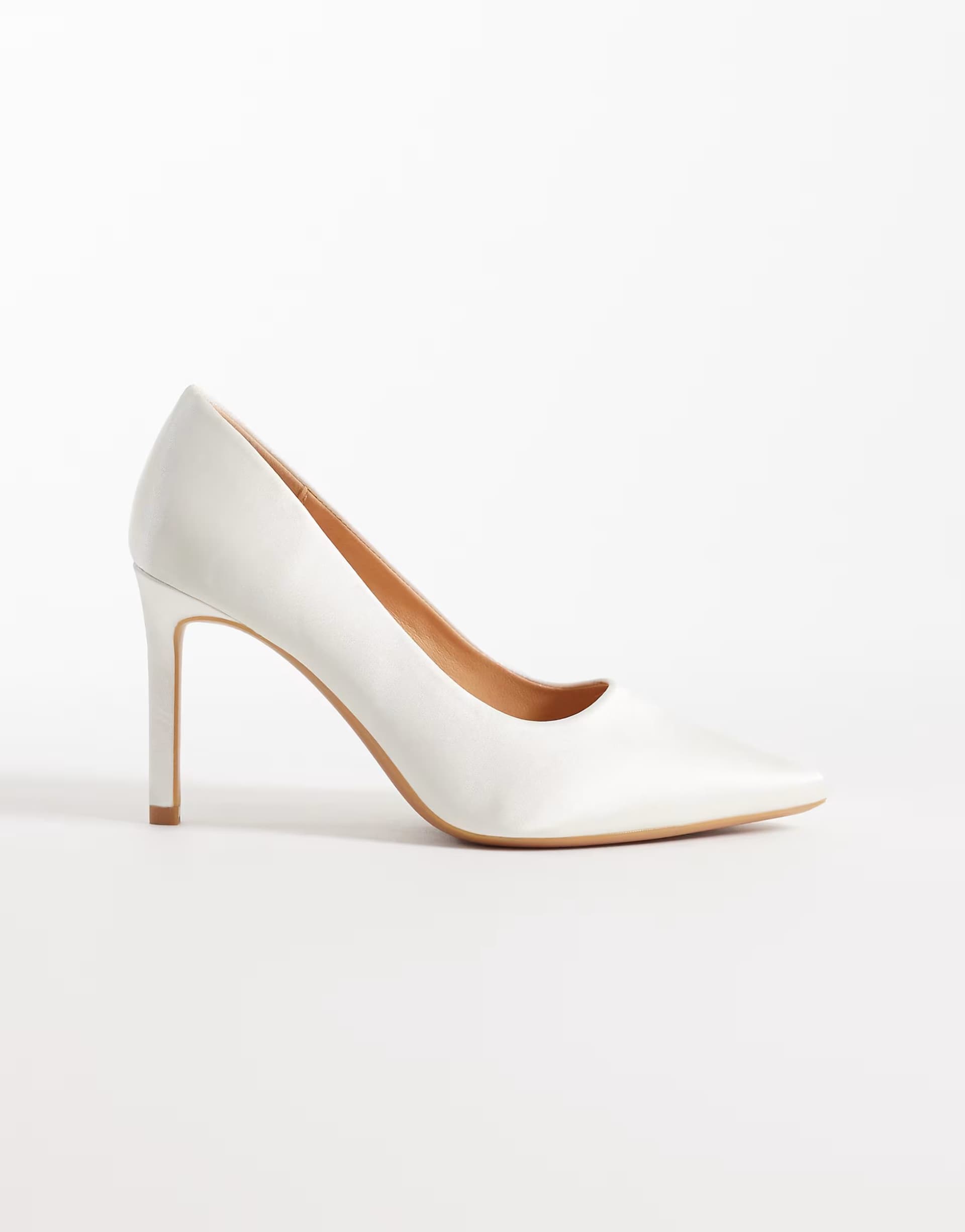 ASOS ASOS White Satin Petunia Heeled Court Shoe