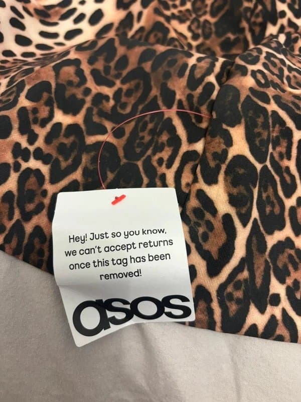 ASOS ASOS leopard print mini skirt