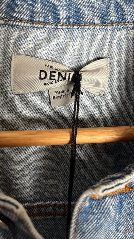 New Look New look - denim shorts dungaree - long sleeve - size 12 - blue