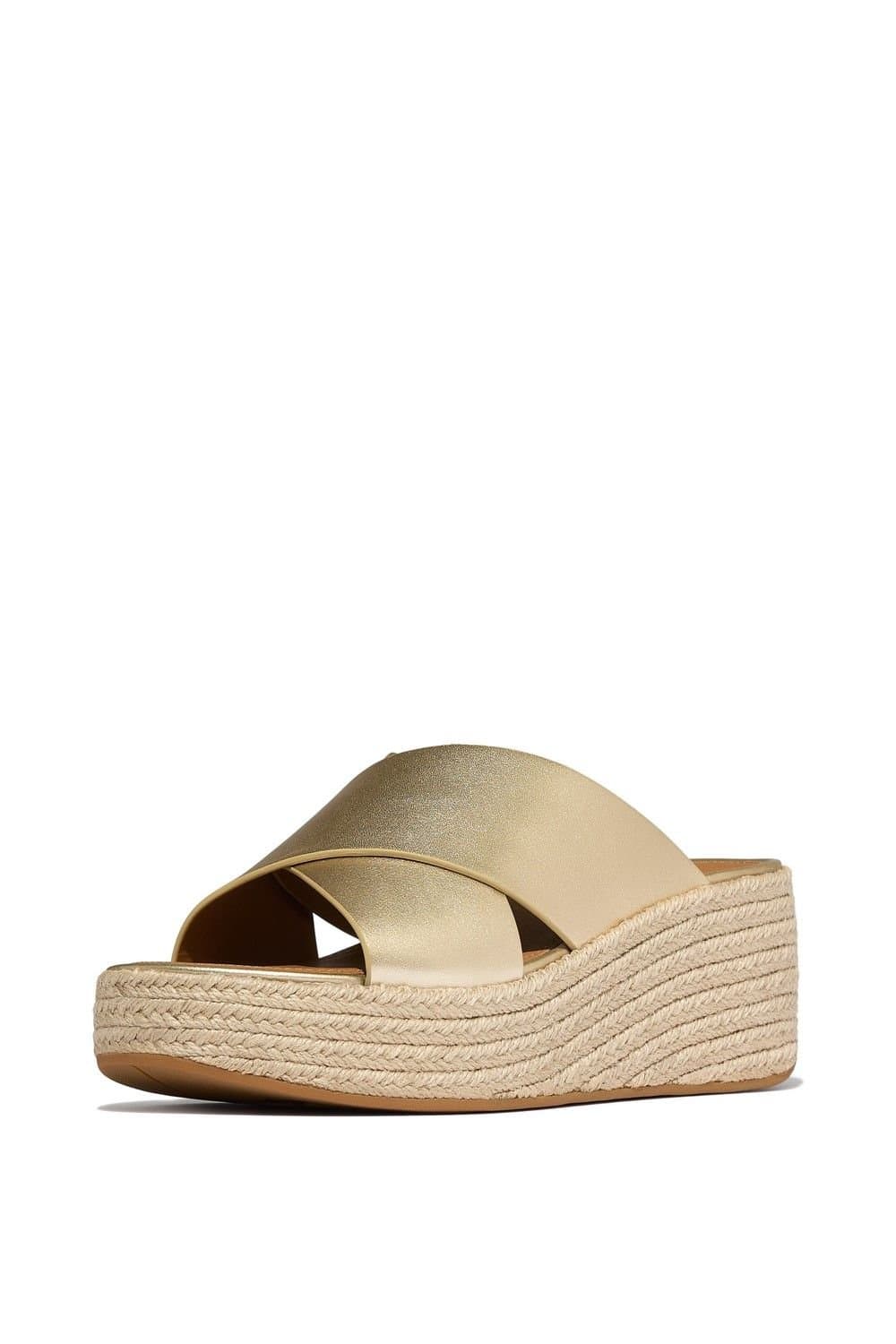 FitFlop FitFlop Women's Platfforms Espadrille Sandal in Gold