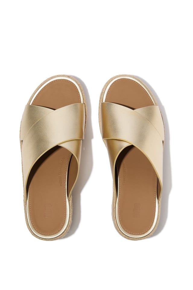 FitFlop FitFlop Women's Platfforms Espadrille Sandal in Gold - 3