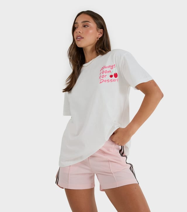 Skinnydip Women's White Always Room For Dessert T-Shirt Skinnydip New Look - 2