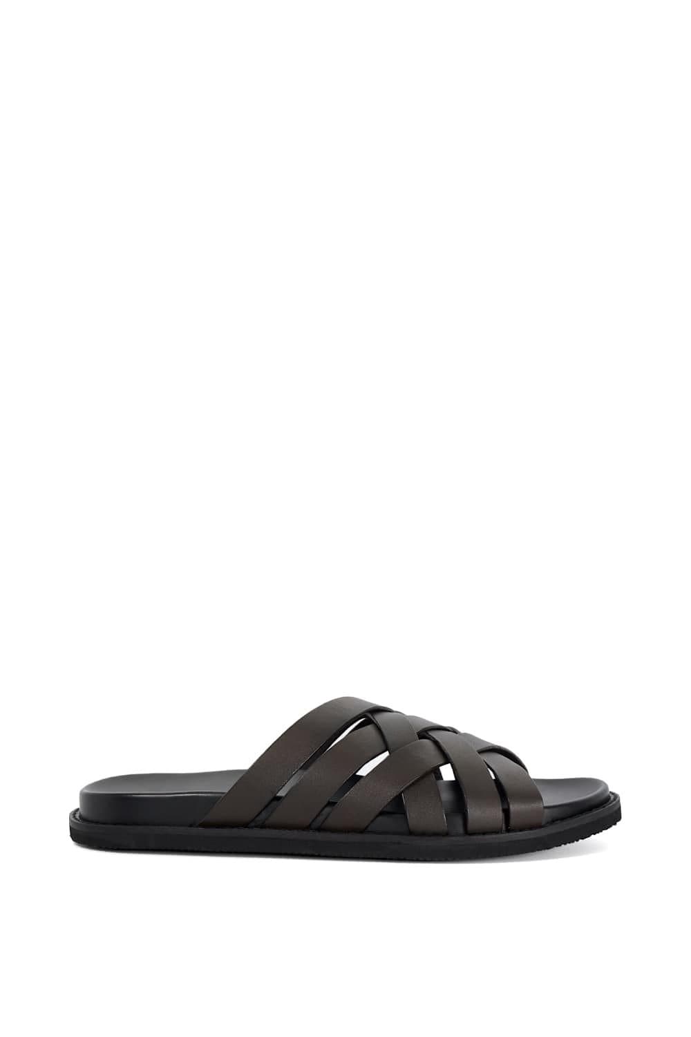 Dune London Dune London Men's 'Iddris' Leather Sandals in Brown